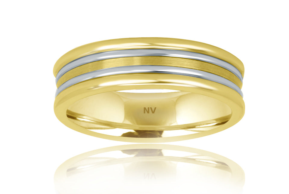 Mens Rings Melbourne, Silver & Gold Mens Wedding Rings & Bands