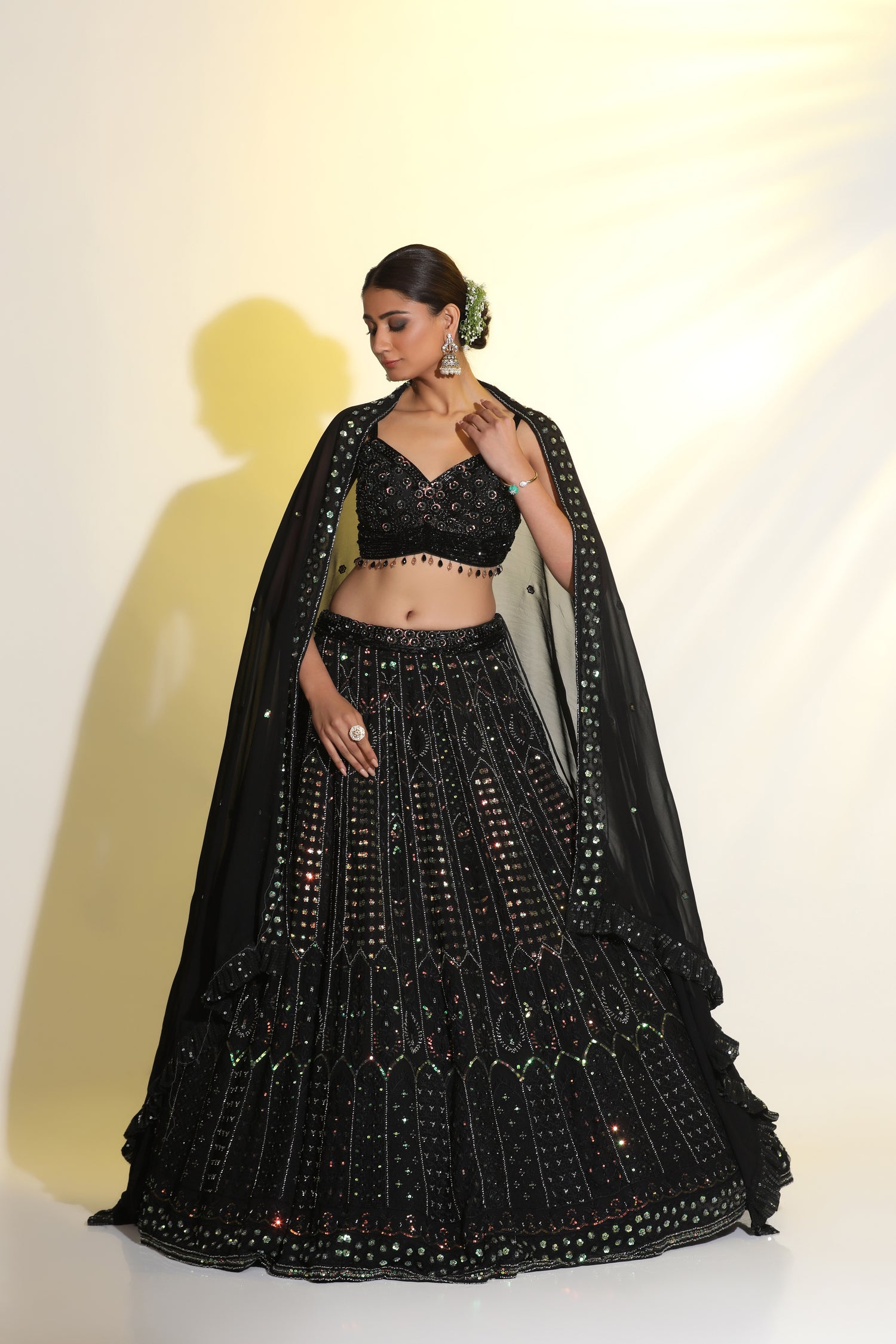 Semi Bridal Lehenga for Wedding & Festive Occasions  – Meena Gurnam